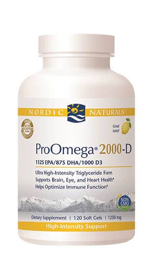 Nordic Naturals® ProOmega® 2000-D Dietary Supplements 120 soft gels