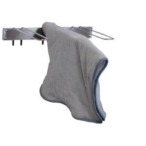 Wall Mounted Stainless Steel Drying Rack, 3 Bracket