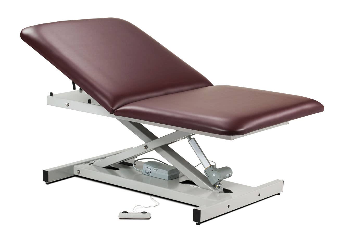Open Base Power Bariatric Table W/ Adj Backrest
