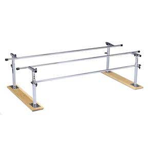 Bailey Folding Physical Therapy Parallel Bars with Wood Base