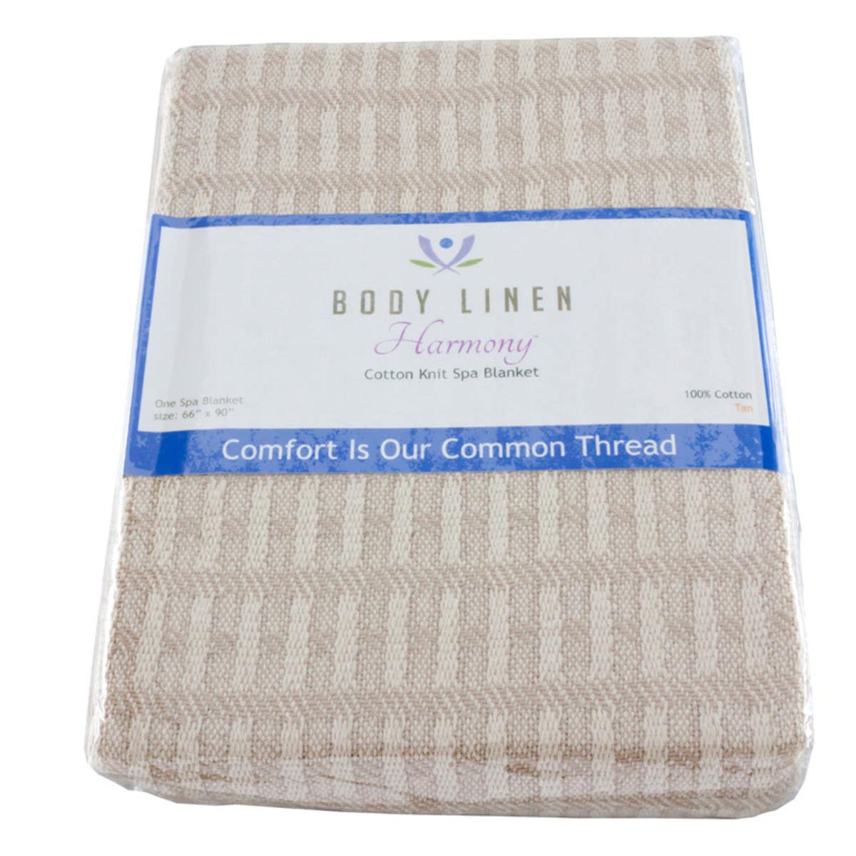 Harmony™ Cotton Knit Spa Blanket 100% cotton - 66 x 90 