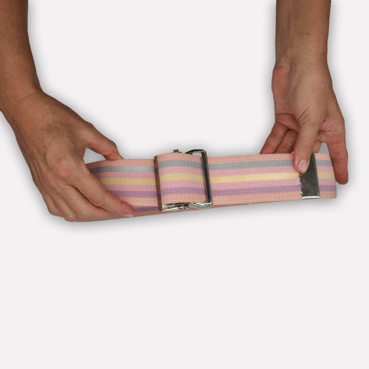 Posey® Cotton Gait Belt, Metal Buckle; Pastel