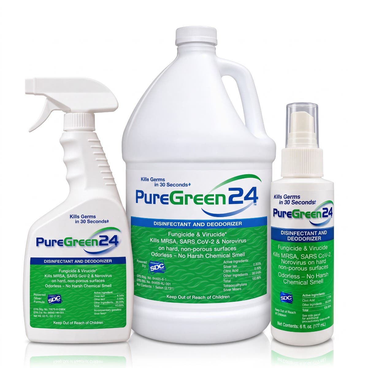 PureGreen24™ Disinfectant & Deodorizer