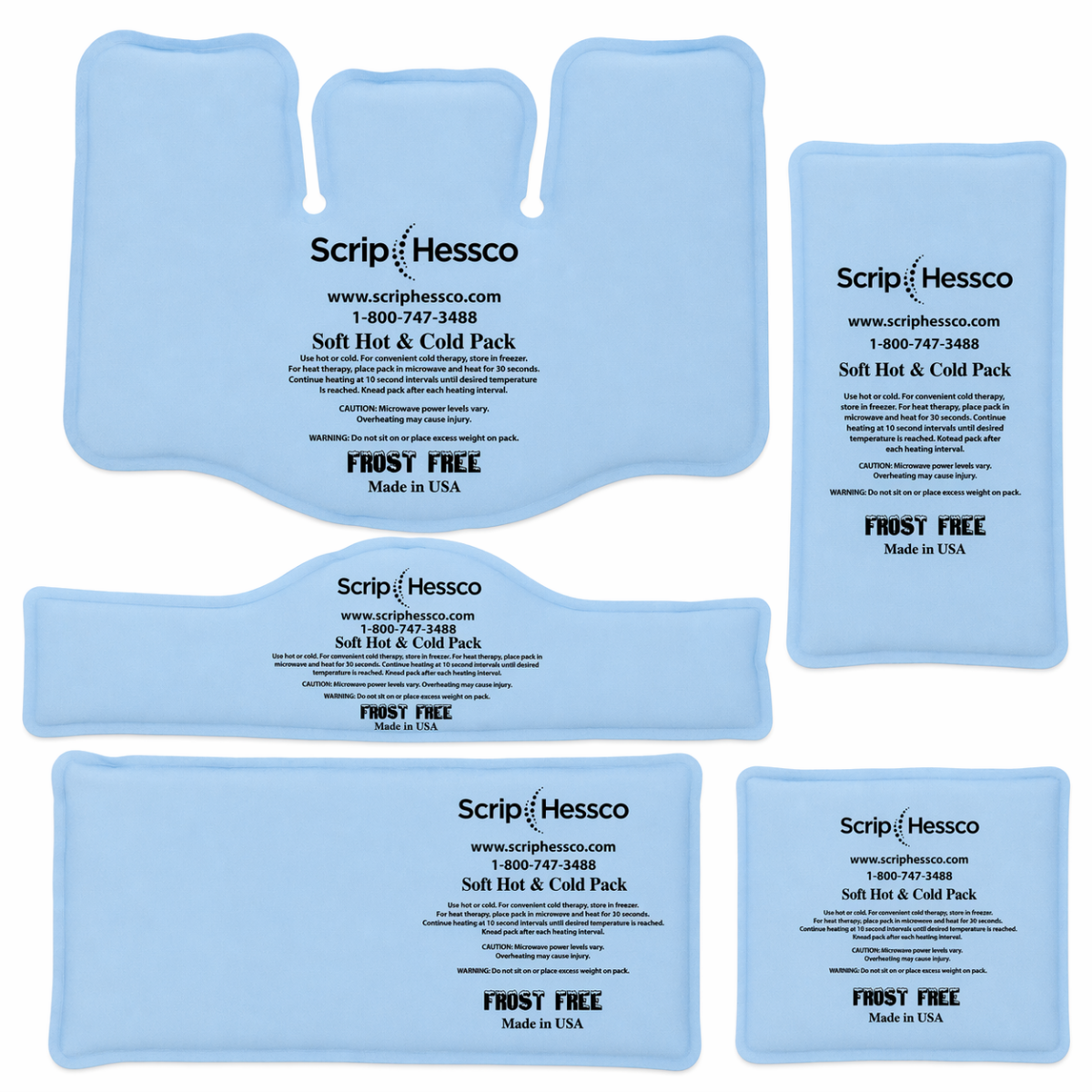 ScripHessco NEXT-GEN Reusable Soft Hot & Cold Therapy Packs