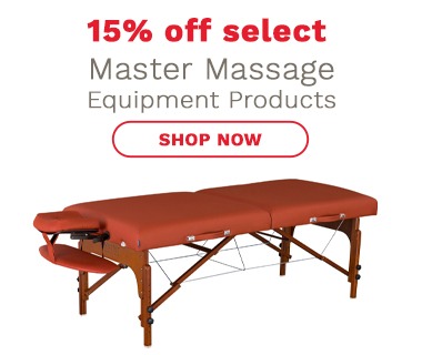 15% off select Master Massage Equipment Products