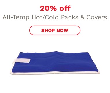 20% off All-Temp Hot/Cold Packs & Covers