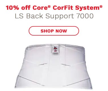 10% off Core® CorFit System® LS Back Support 7000